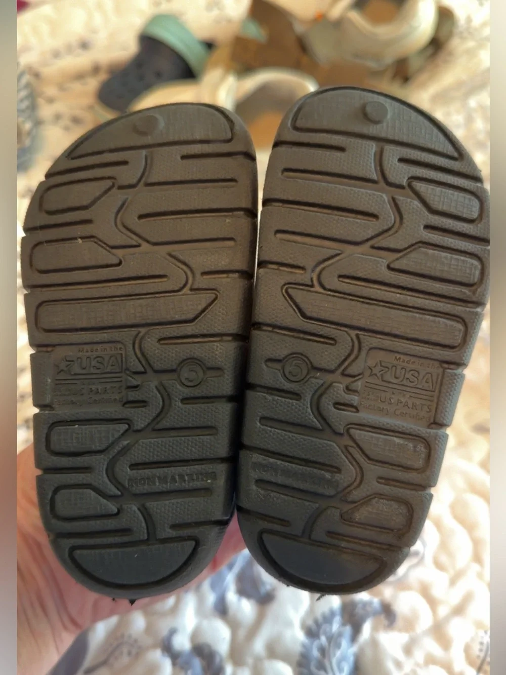 Kids Black Slip-On Clog Shoes